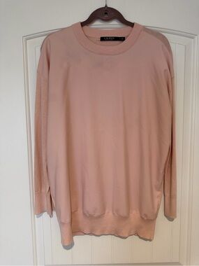 Ralph Lauren Blush Pink Tunic Sweater